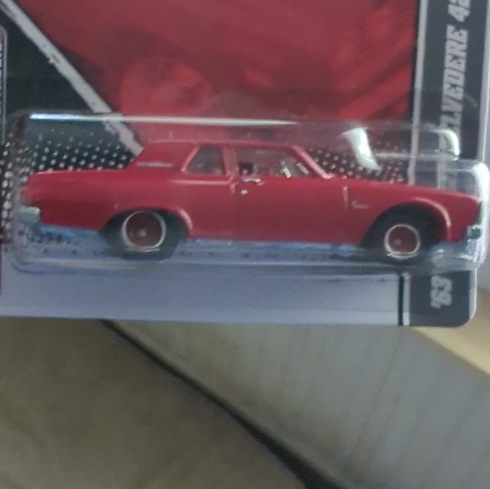 Hot Wheels Garage ’63 Chevy Nova Red 1:64 Diecast Car Unopened Box
