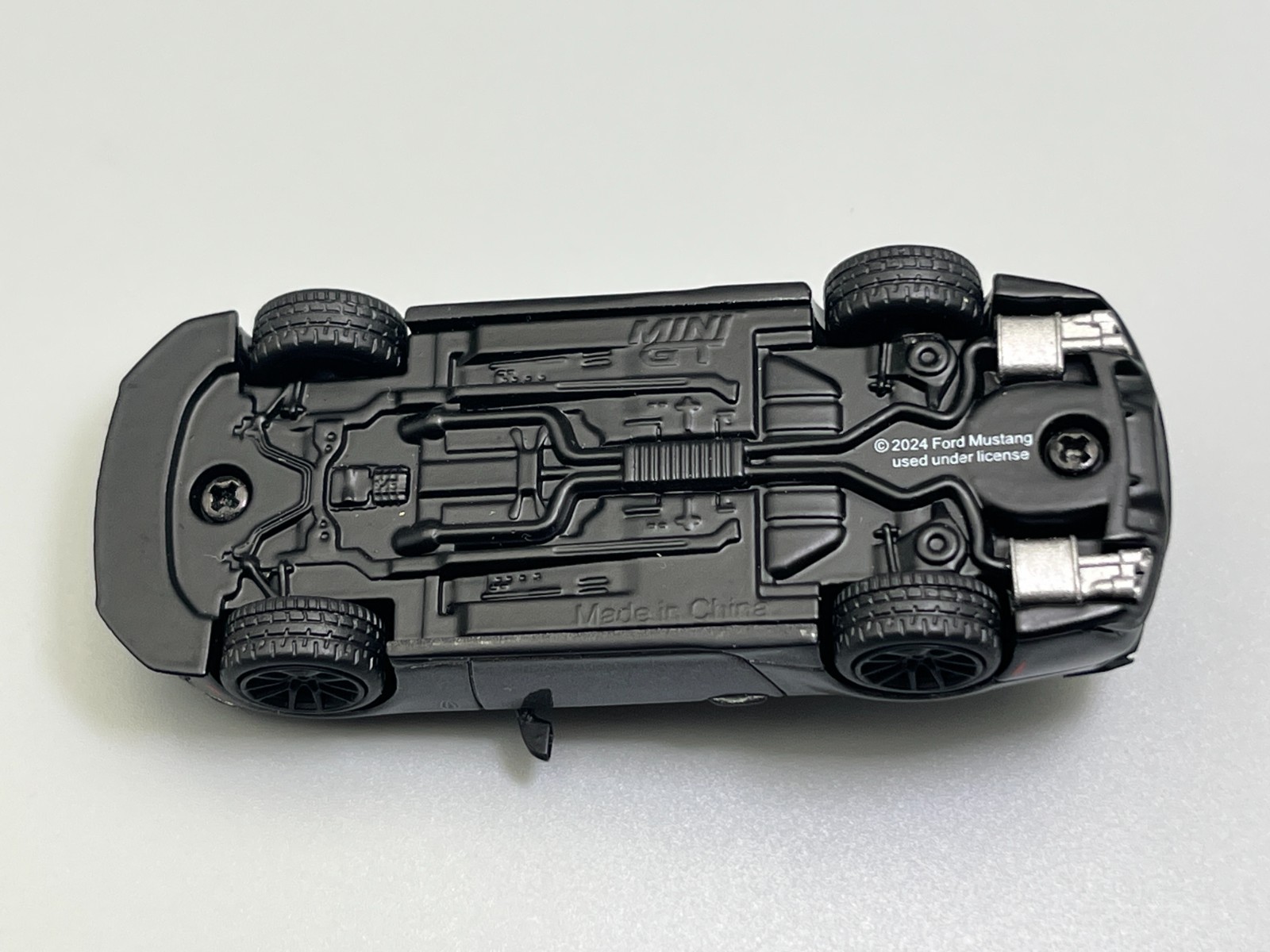 Ford Mustang Dark Horse Carbonized Gray S650 MiniGT 957 1/64 scale