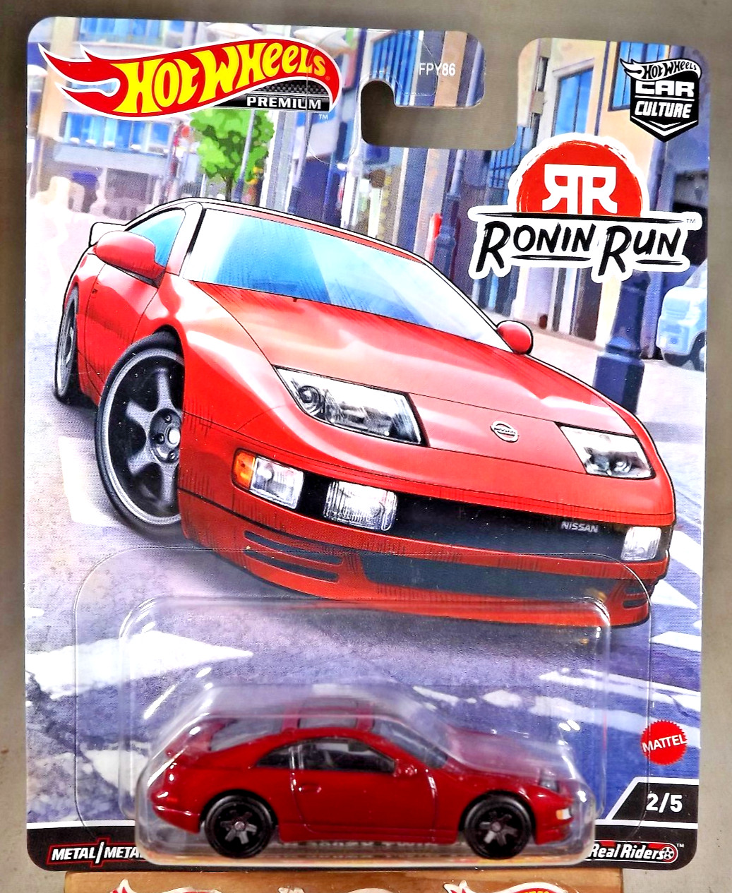 2023 Hot Wheels Car Culture Ronin Run 2/5 NISSAN 300ZX TWIN TURBO Dark Red w/RR