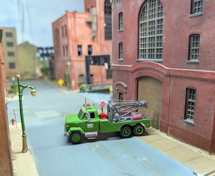 1/87 HO Scale Custom Built 3D Printed 1970 GMC 9500 Heavy Duty Wrecker Tow Truck