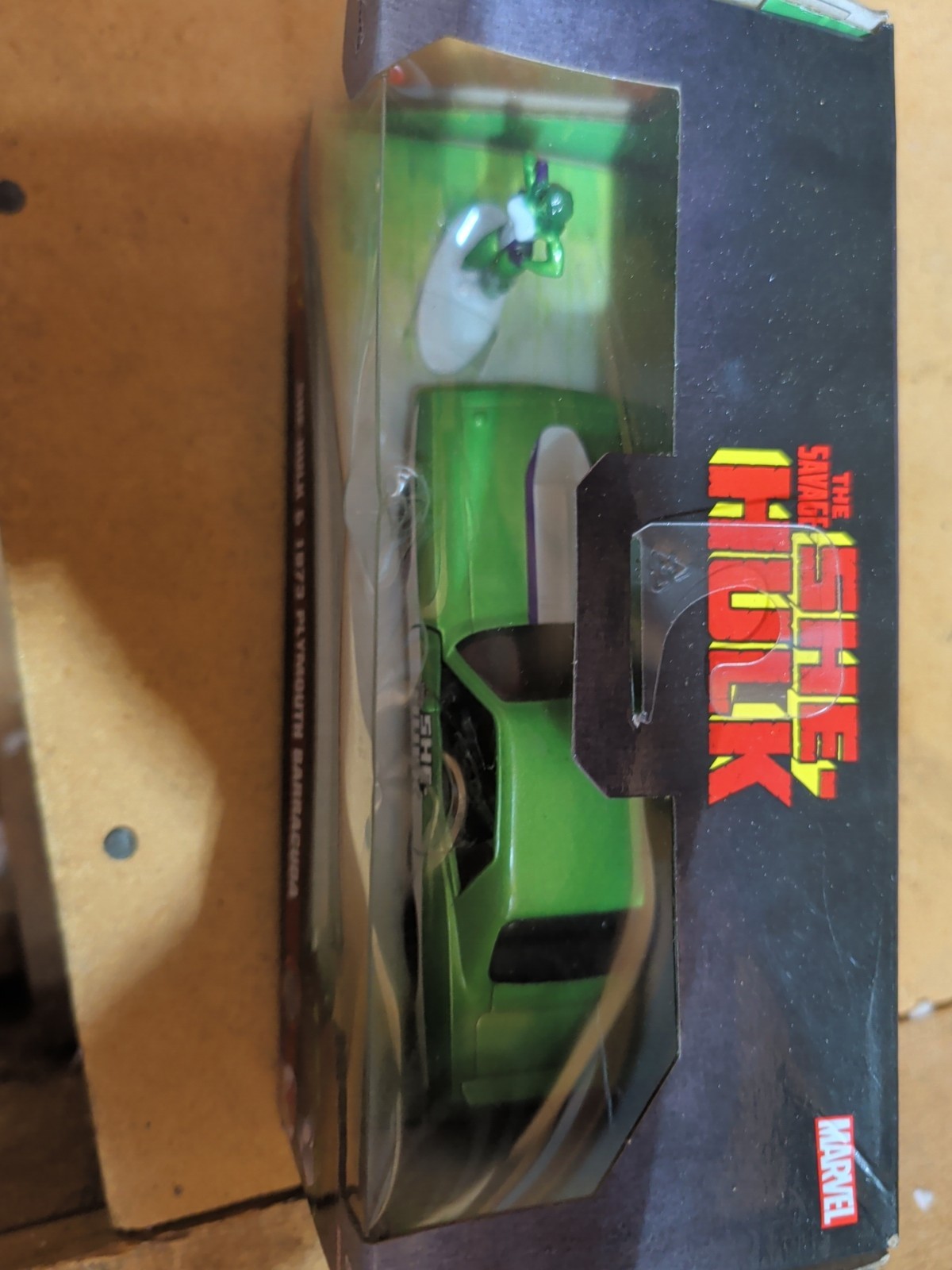 Jada Toys Hollywood Rides: Marvel “She-Hulk” & 73 Plymouth Barracuda 1/32 Scale