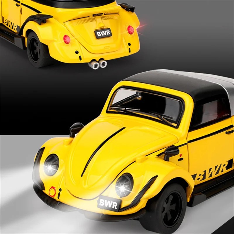 1:32 Beetle Type 1 Alloy Modified Wide Body Sports Car Model Diecasts Metal Clas