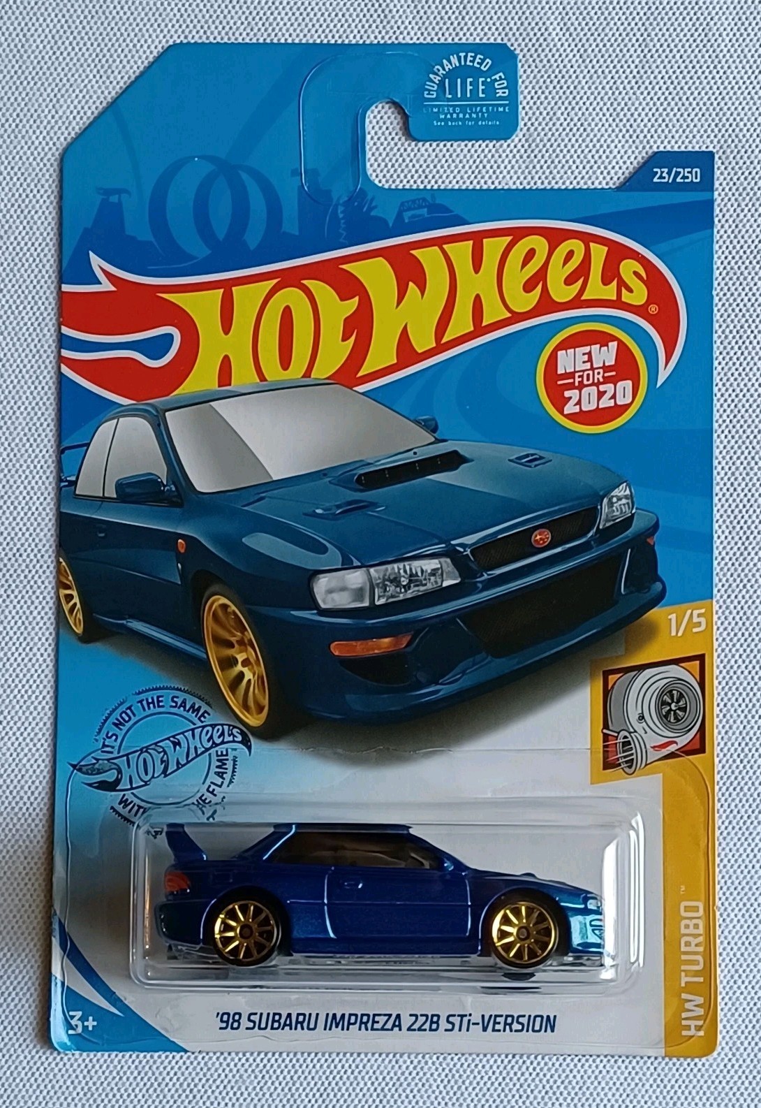 2020 HOT WHEELS *’98 SUBARU IMPREZA 22B STi- VERSION* *HW TURBO* *FIRST EDITION*