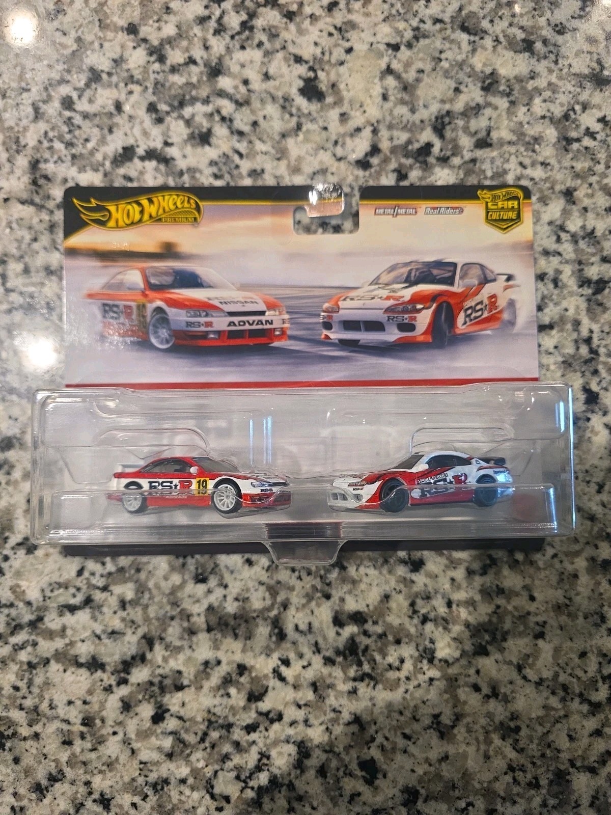 HOT WHEELS NISSAN 240SX S14 & NISSAN SILVIA S15 CAR CULTURE 2 PACK PREMIUM SET