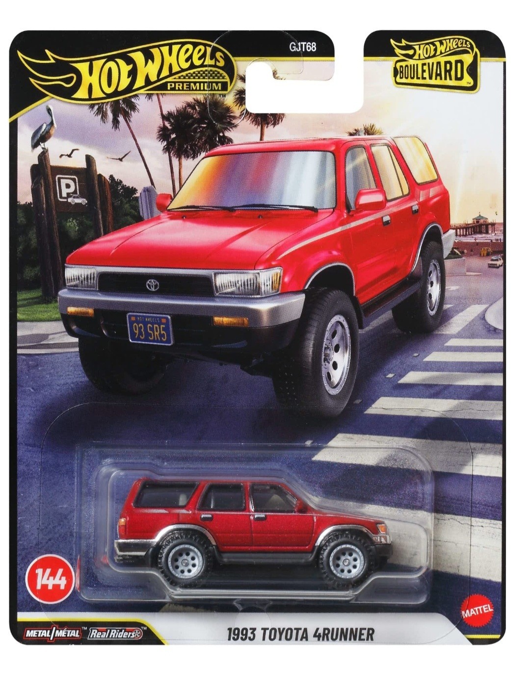 New 2026 Hot Wheels Premium Boulevard 1993 Toyota 4Runner #144 Red 🔥