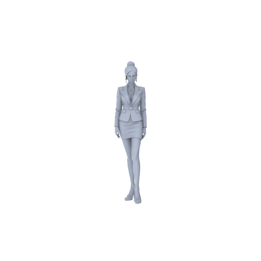 MRY-SFW 1/64/87 Modern Figure Professional Businesswoman Elite Miniature Diorama