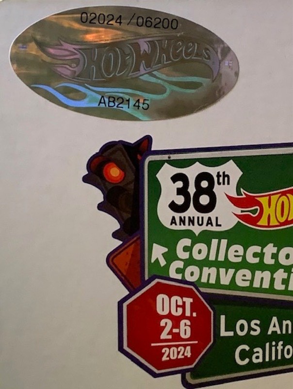 2024 38th Hot Wheels Collectors Convention Porsche 959, 02024/06200, Unique # :)