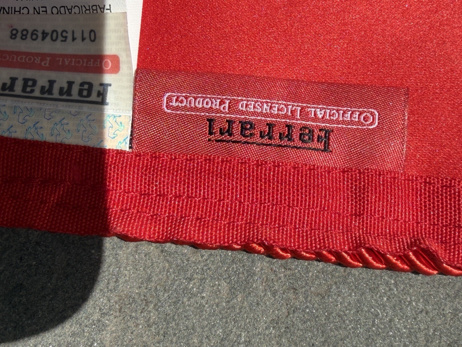 Ferrari Red Hanging Banner Pennant Official Licensed Product