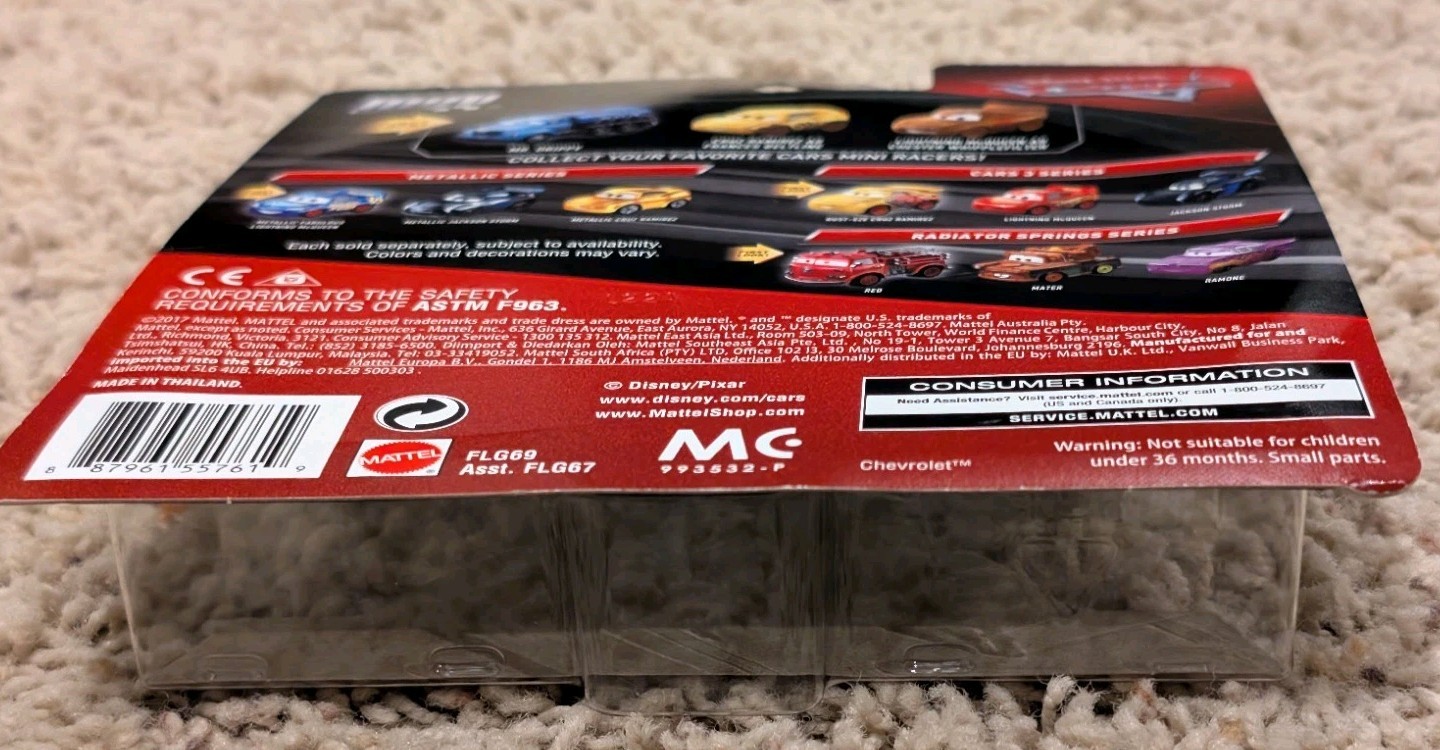 2017 Disney Pixar Cars:Mini Racers DERBY RACERS-Mr.Drippy Cruz Ramirez Lightning