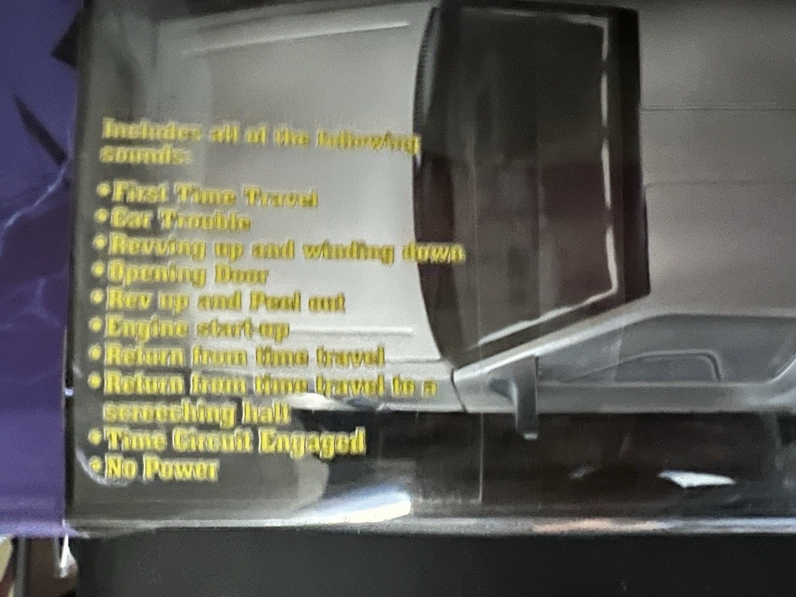Back To The Future 2 1/15th Scale DeLorean Time Machine w/ Lights & Sounds