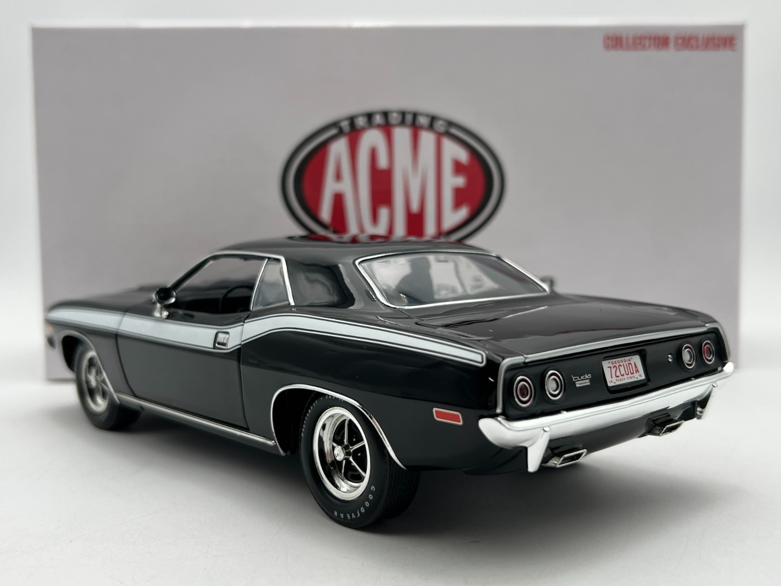 ACME EXCLUSIVE – 1:18 SCALE – 1972 Plymouth ‘Cuda 340 *SPARE MODEL* – A1806137HT