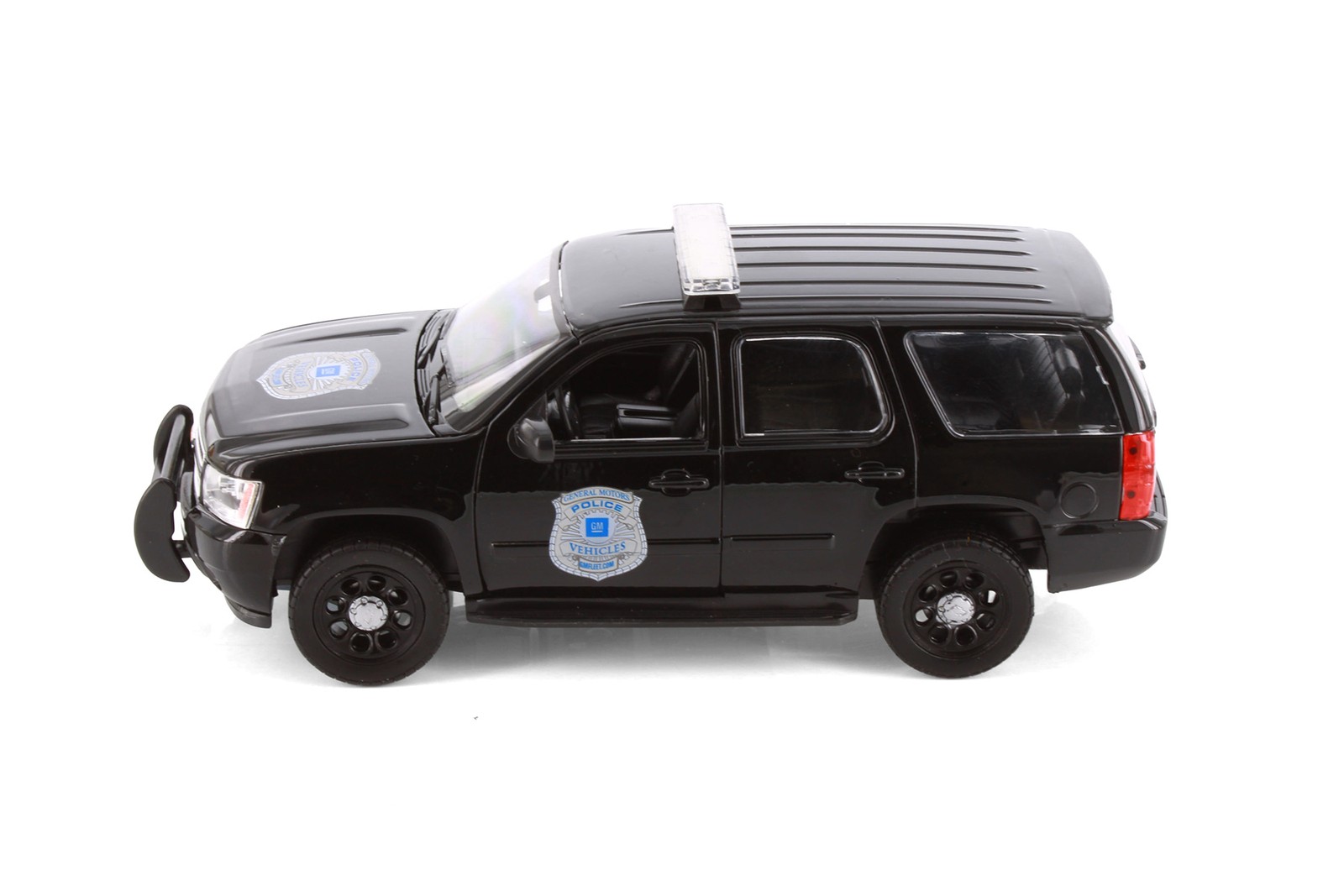 BOX OF 4 2008 CHEVY TAHOE GENERAL MOTORS POLICE 1/24 DIECAST CAR 22509BP/4D