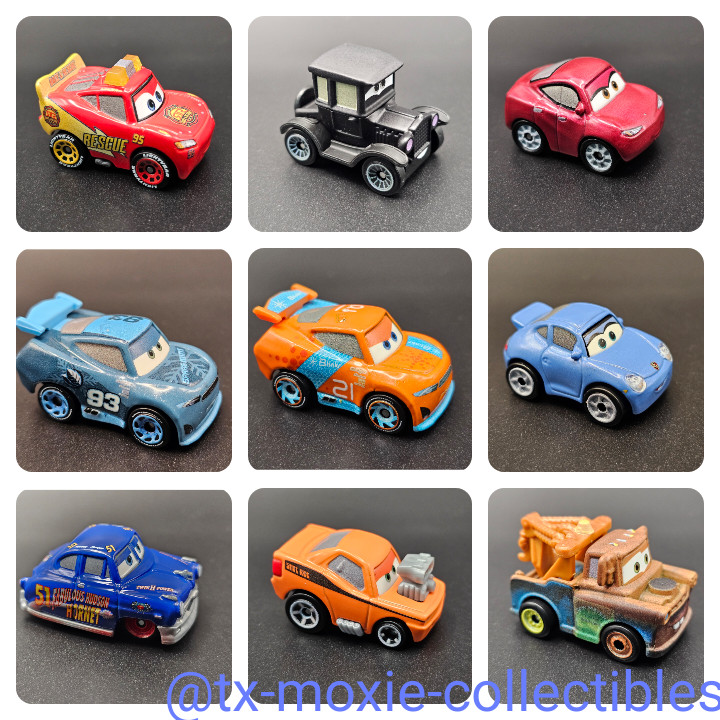 Disney Pixar Cars Mini Racers Loose **You Choose** Minis 1:87 Radiator Piston