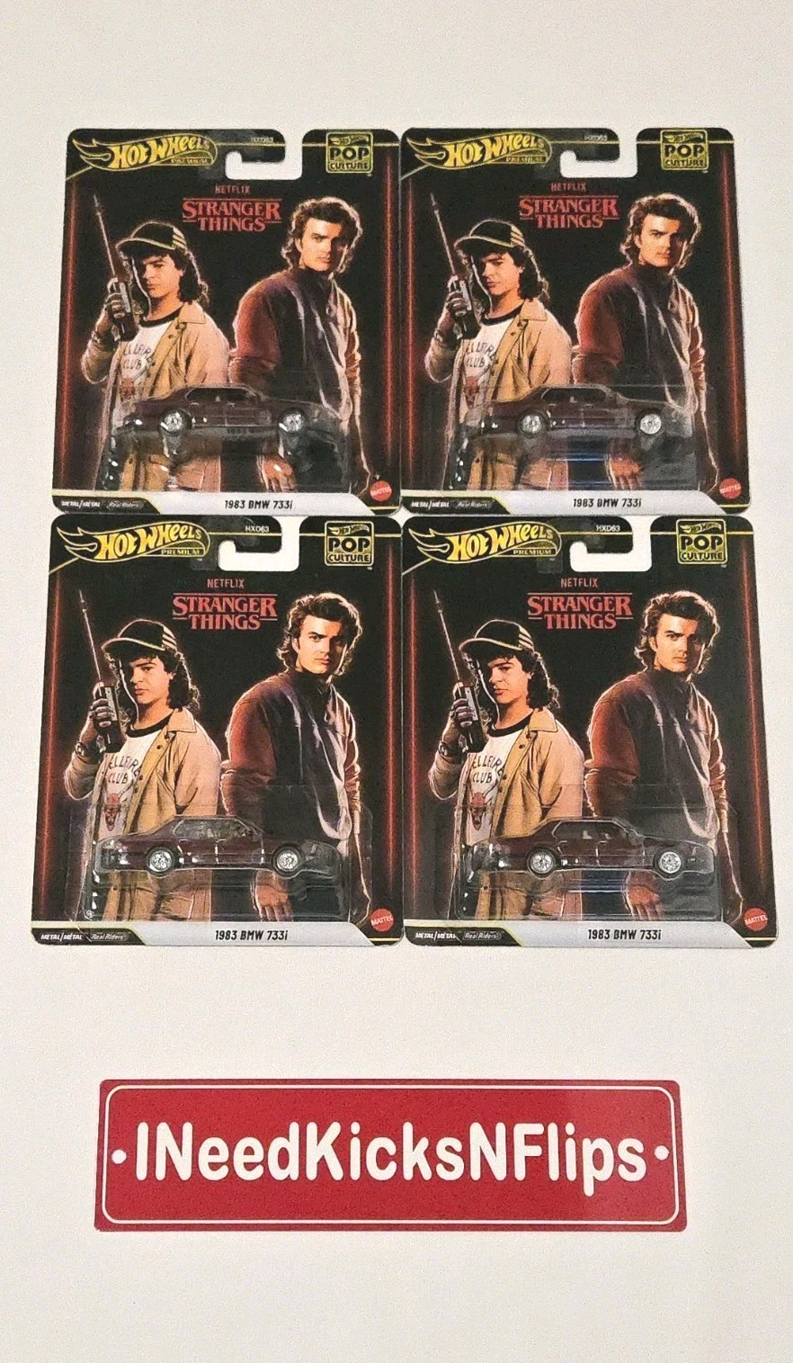 Hot Wheels Premium Pop Culture Stranger Things 1983 BMW 733i COLLECTORS ITEM 🔥