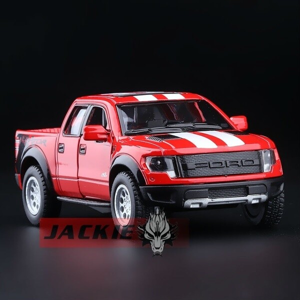 Ford 2013 F-150 SVT Raptor Supercrew, Pick Up Truck, Diecast Toy Car, 5”, 1:46
