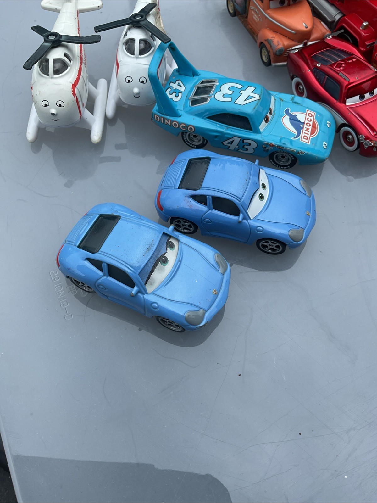 Disney Pixar Cars Lot Of 16 Diecast And Miscellaneous Ba11