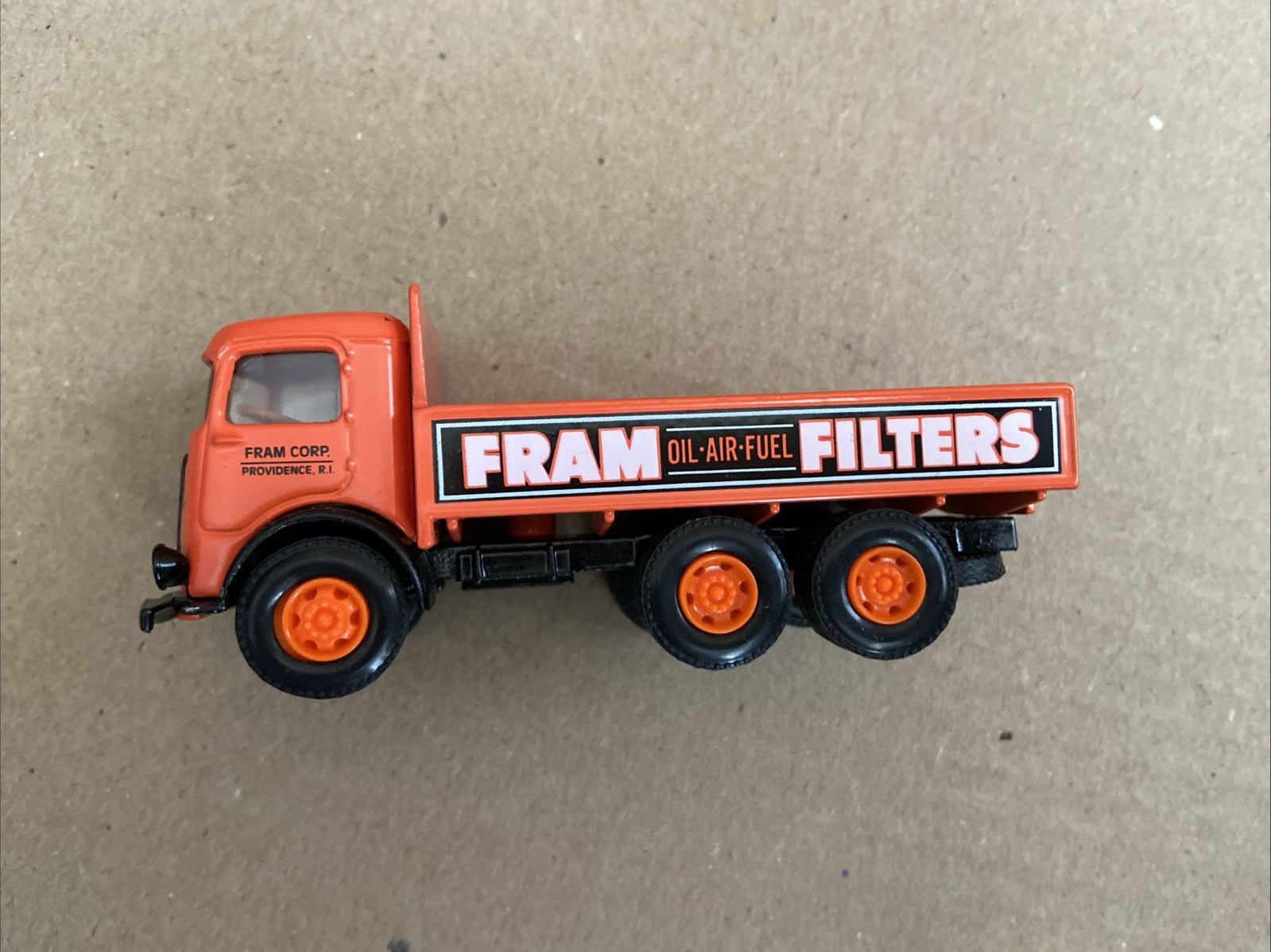 Five Vintage Hartoy Die-Cast Toy Trucks Coca-Cola / Fram /Ray-O-Vac / Hershey’s