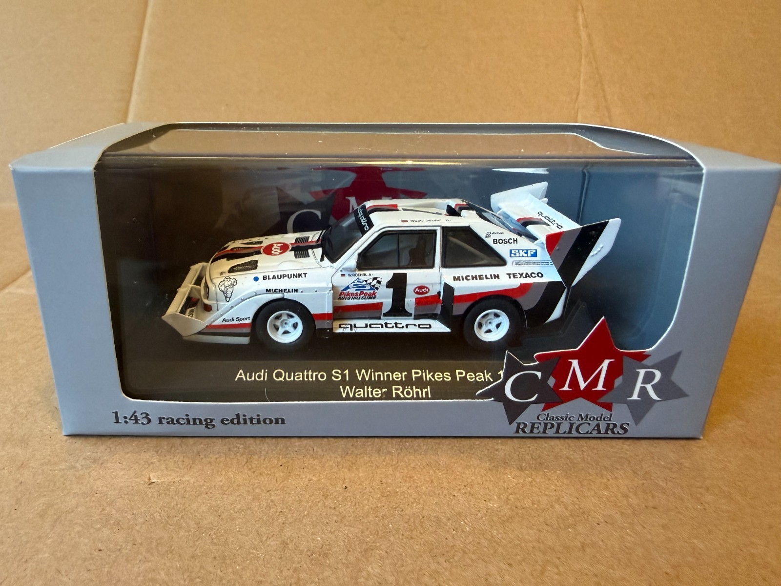 Audi Sport quattro S1 E2 #1 Winner Pikes Peak 1987 Walter Röhrl 1:43 CMR