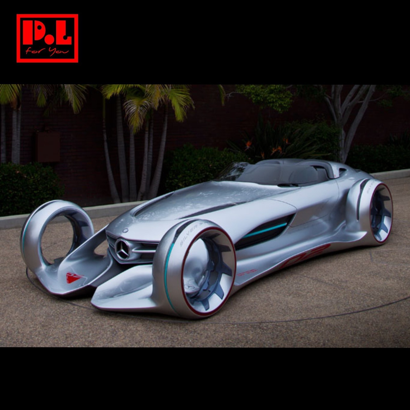Mercedes-Benz Silver Arrow Concept Silver Lightning (2011) – 1/87 64 43 32 24 18