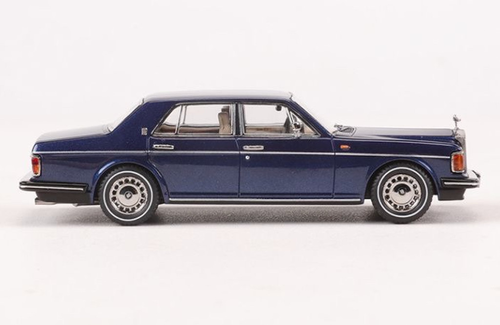 GFCC 1:64 Navy 1994 Silver Spur III Luxury Classic Model Diecast Metal Car