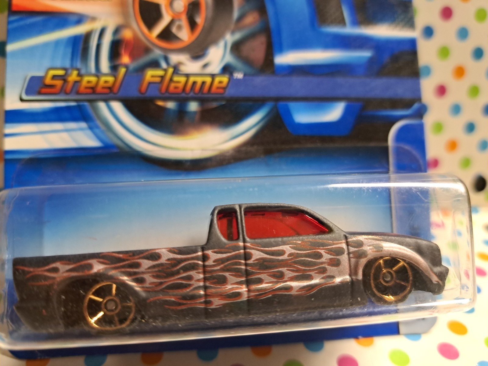 HOT WHEELS 2005 COLLECTOR No 143 FASTER THAN EVER STEEL FLAME NEW