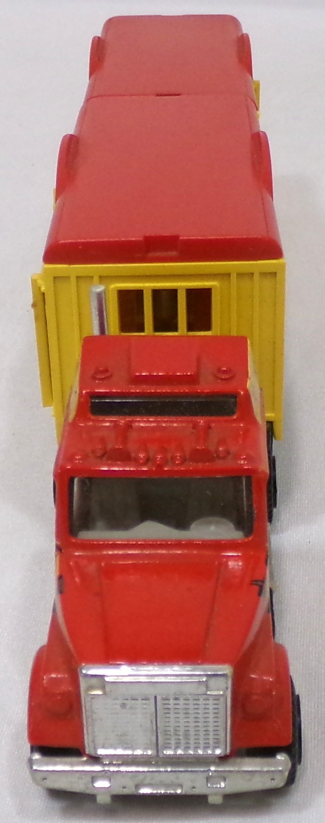 Vintage Majorette Super Movers Circus Tractor Trailer 1/87 Scale Loose Truck