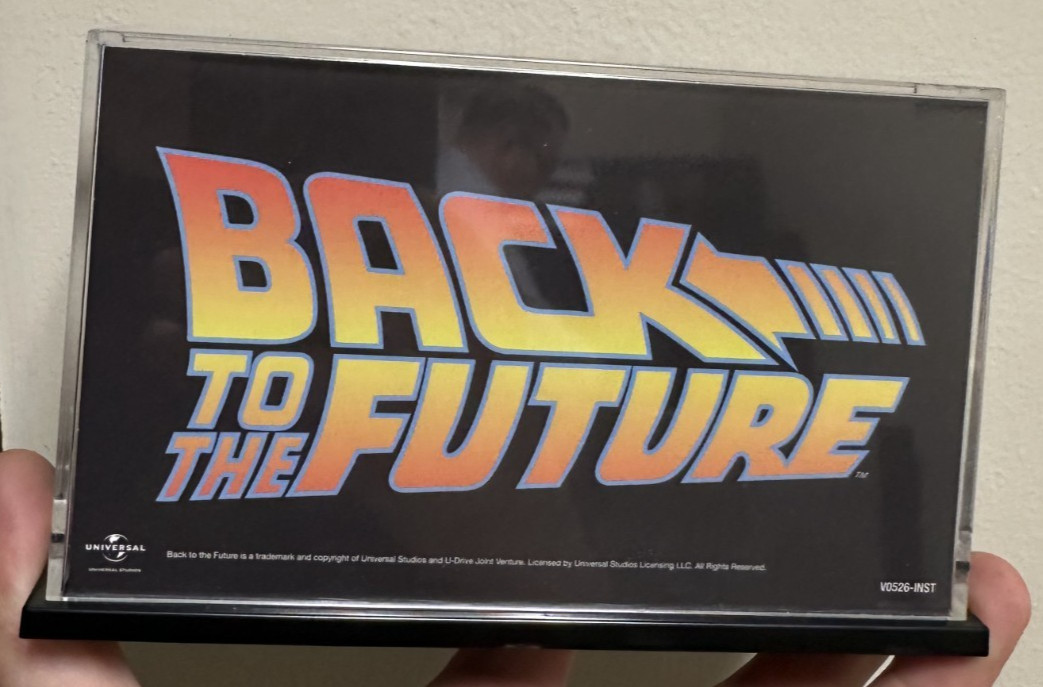 SDCC 2011 Hot Wheels Back To The Future DeLorean Time Machine Plutonium Case
