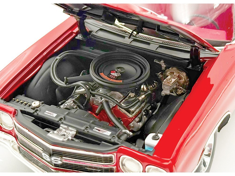 1970 CHEVROLET CHEVELLE SS 454 LS6 CRANBERRY RED 1/18 DIECAST BY ACME A1805530