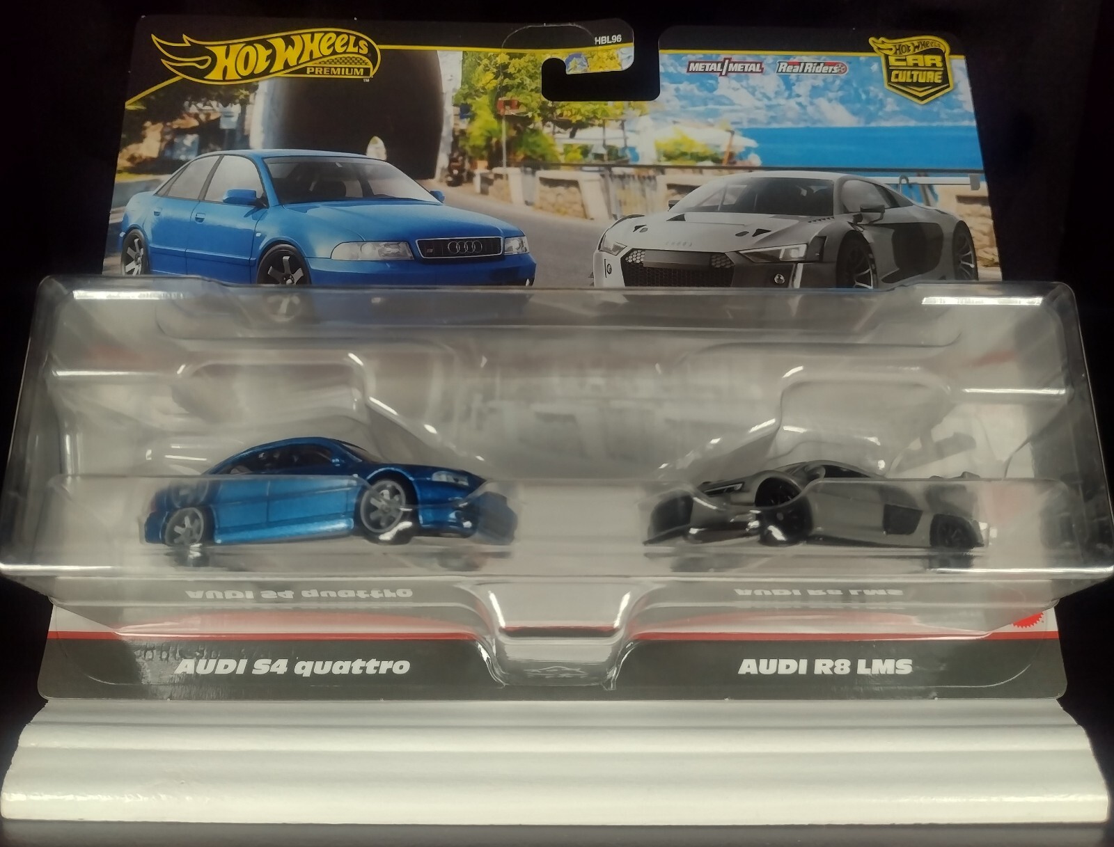HOT WHEELS PREMIUM CAR CULTURE CUSTOM AUDI S4 QUATTRO R8 LMS SET TWIN PACK!