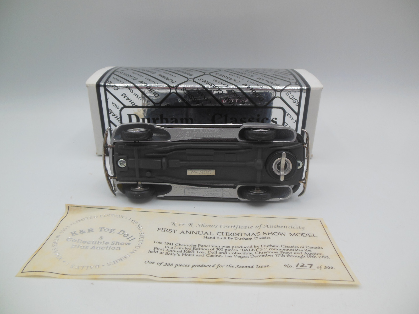 Durham Classics 1941 Chevrolet Panel Van First Annual K&R Toy Doll 1 of 300 LTD