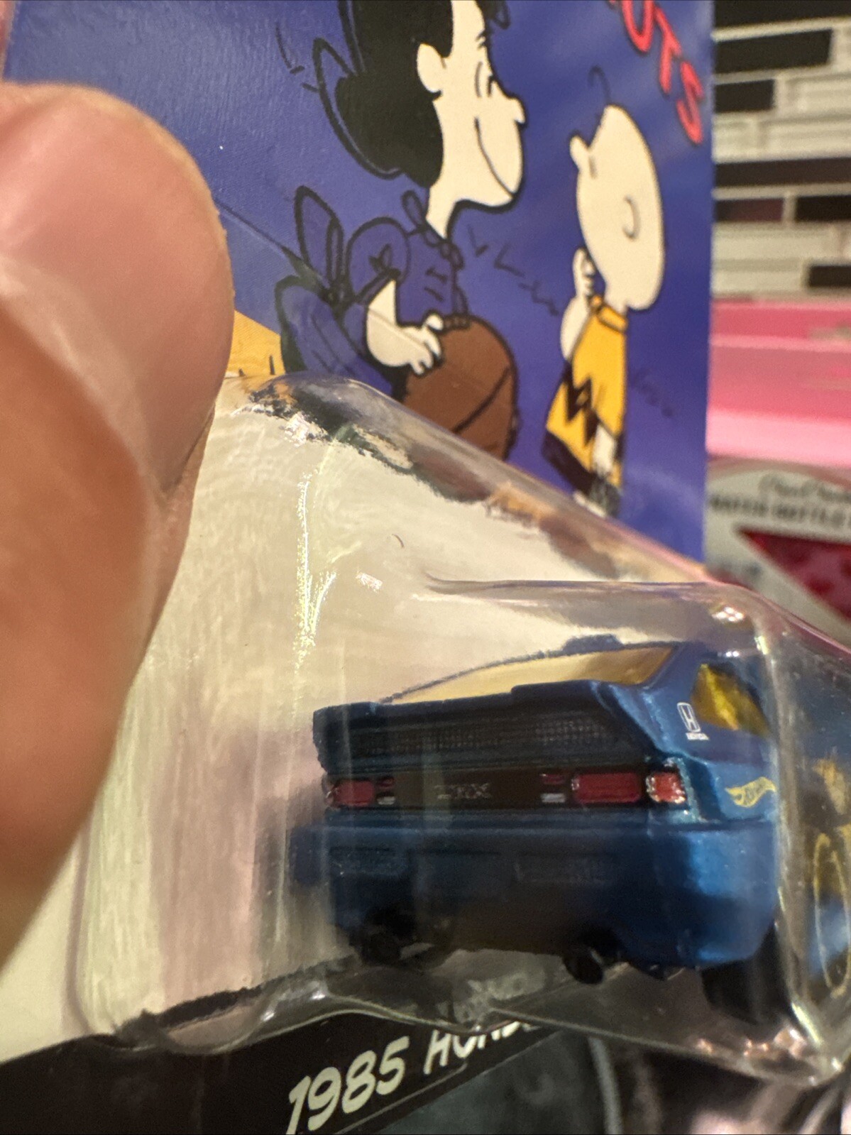HOT WHEELS WALMART PEANUTS SERIES THE GANG’S ALL HERE 1985 HONDA CR-X