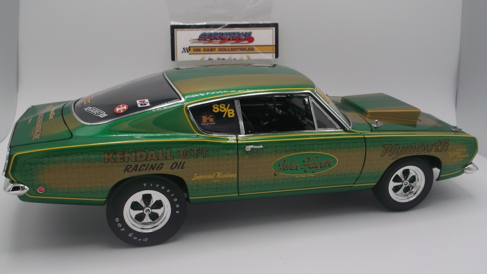 RARE 1968 JOHN HAGEN SUPER STOCK PLYMOUTH HEMI CUDA 426 A1806133AA 300 MADE ACME