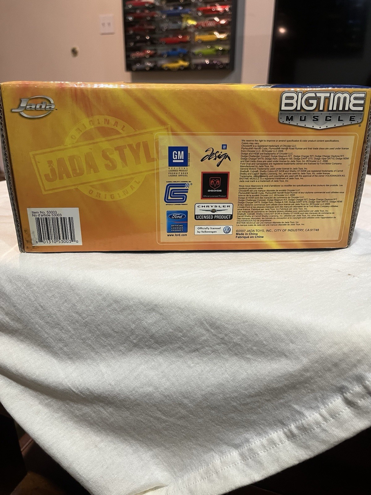 1:24 Jada 1957 Chevy Belair Yellow With Blower New In Box
