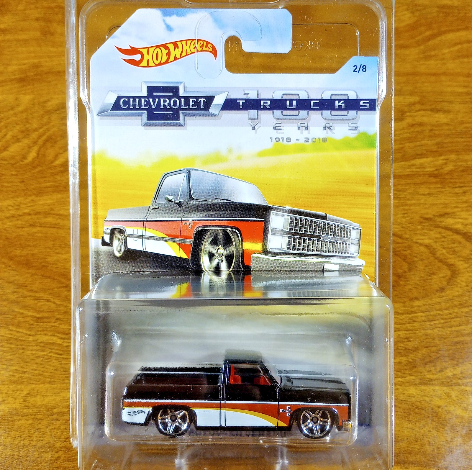 Hot Wheels 100 Years of Chevy Trucks 2/8 ’83 Chevy Silverado Black Malaysia 2018