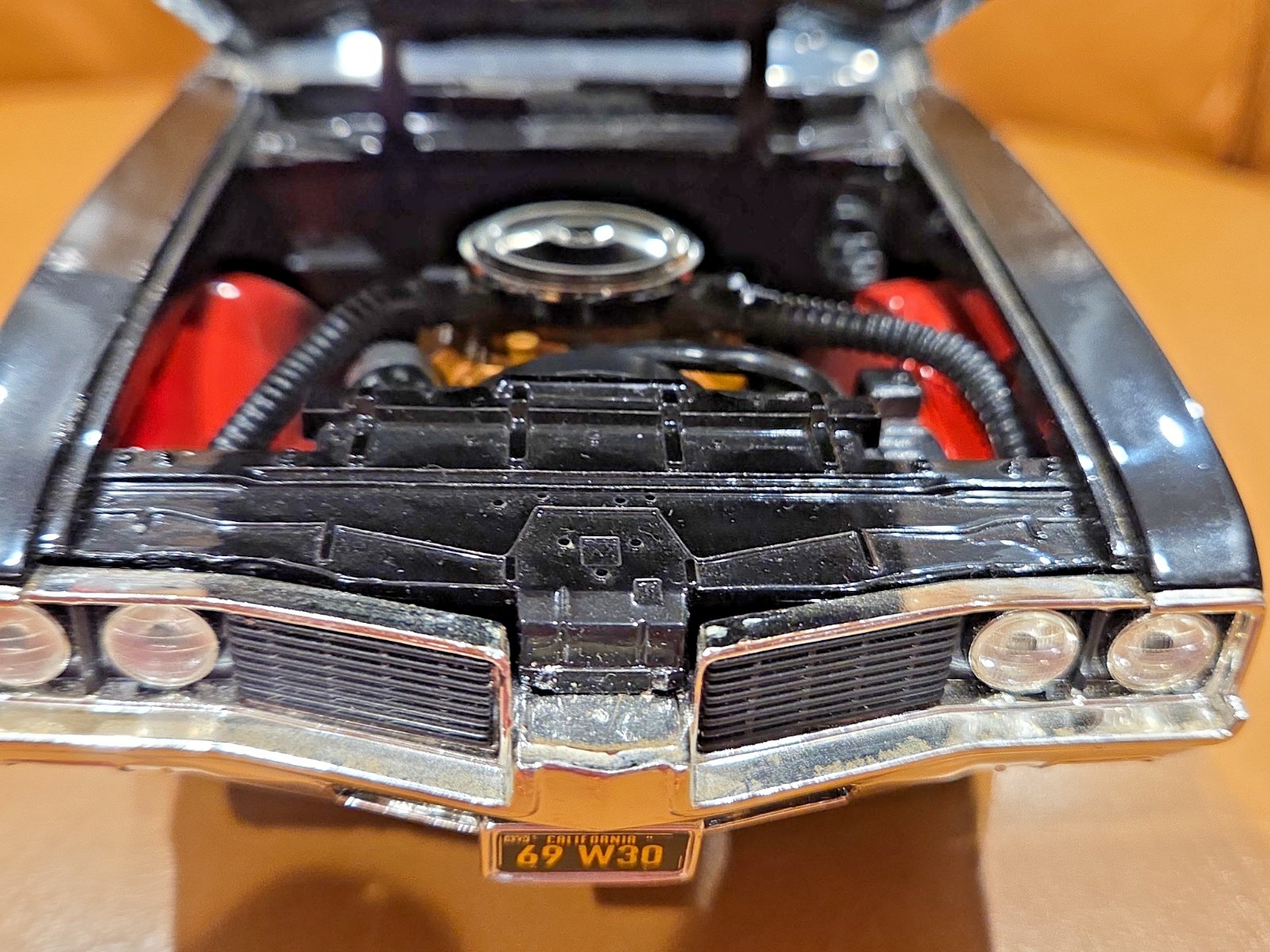 ERTL American Muscle Diecast 1969 Olds 442, W-30 Black 1/18