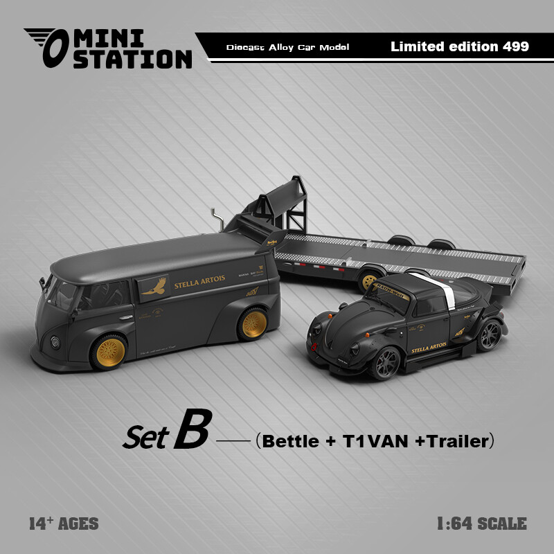 Mini Station 1:64 RWB 964/Targa/T1 Model Car