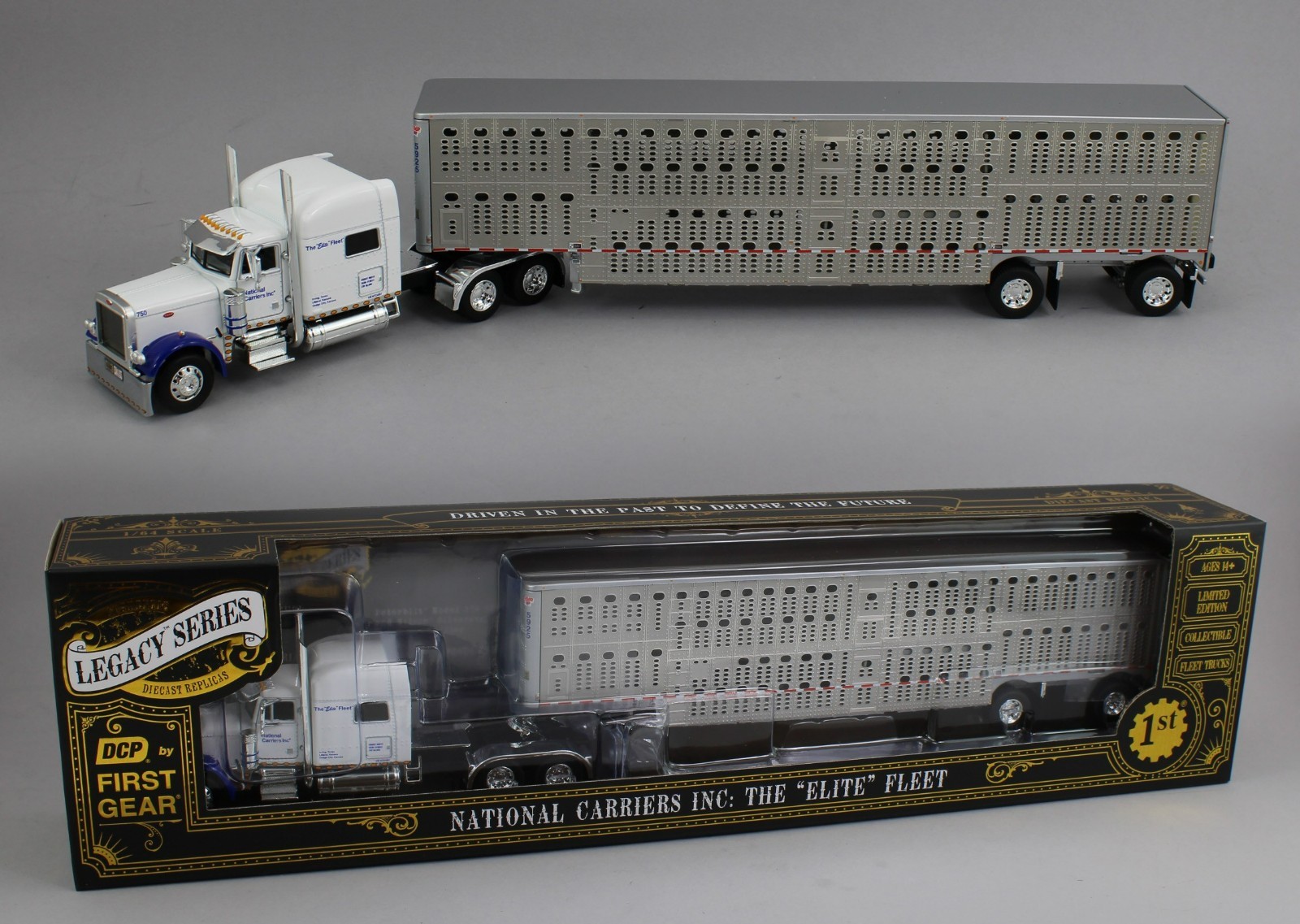 DCP 1:64 *LEGACY SERIES #5* NATIONAL CARRIERS Peterbilt 379 w/Livestock Traiker