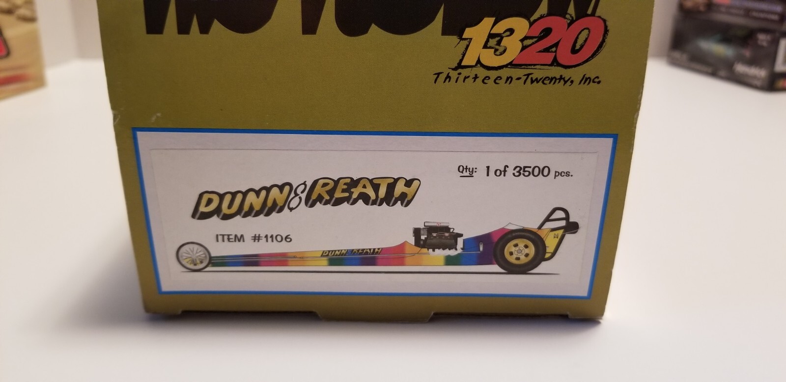 1320 The Fuelers 1:24 Dunn & Reath Dragster “AUTOGRAPHED” By Big Jim Dunn