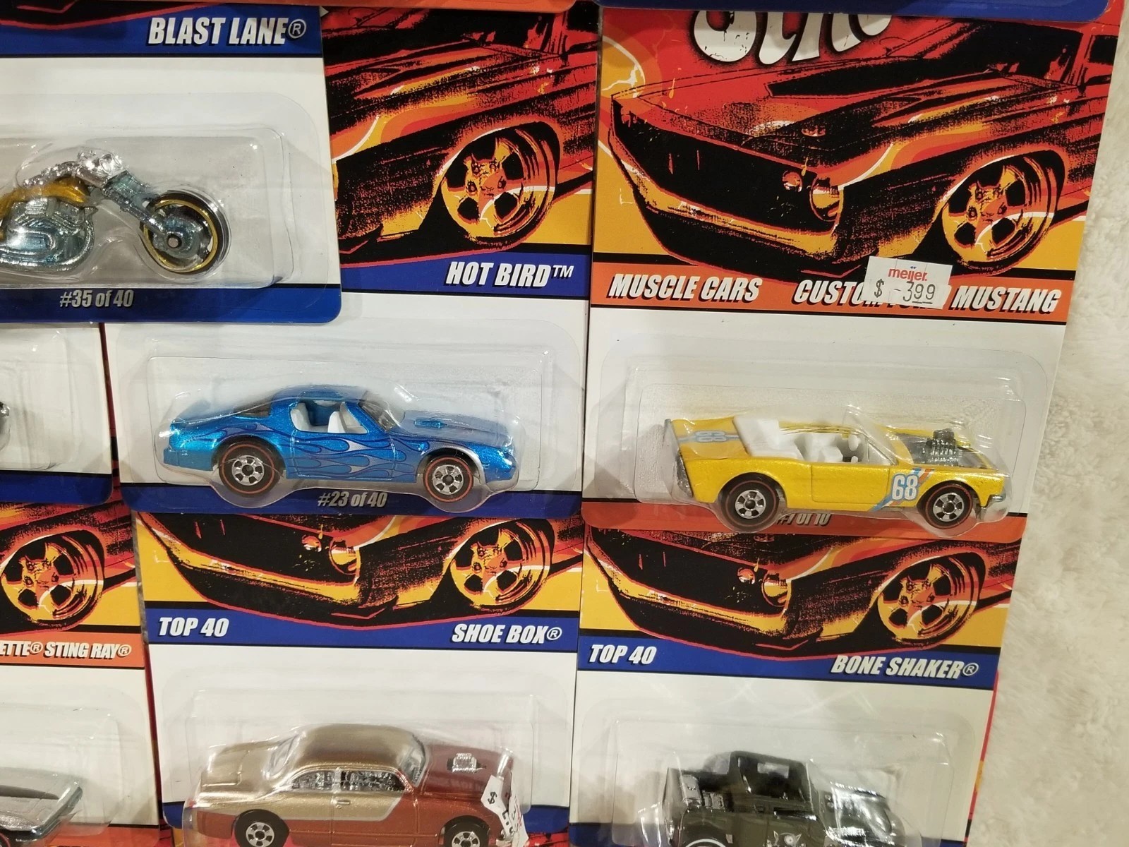 Hot Wheels 40th Anniversary Since ’68 Top 40 Lot 17 57 Chevy Red Baron Beetle
