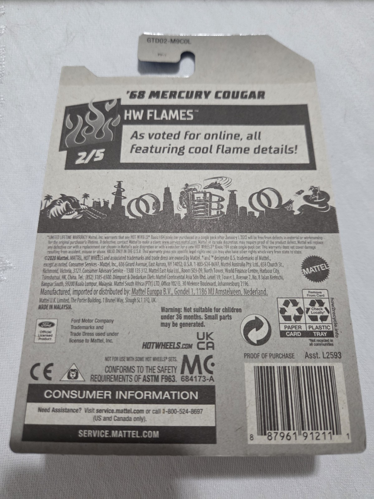 Hot Wheels Mercury Cougar Treasure Hunt