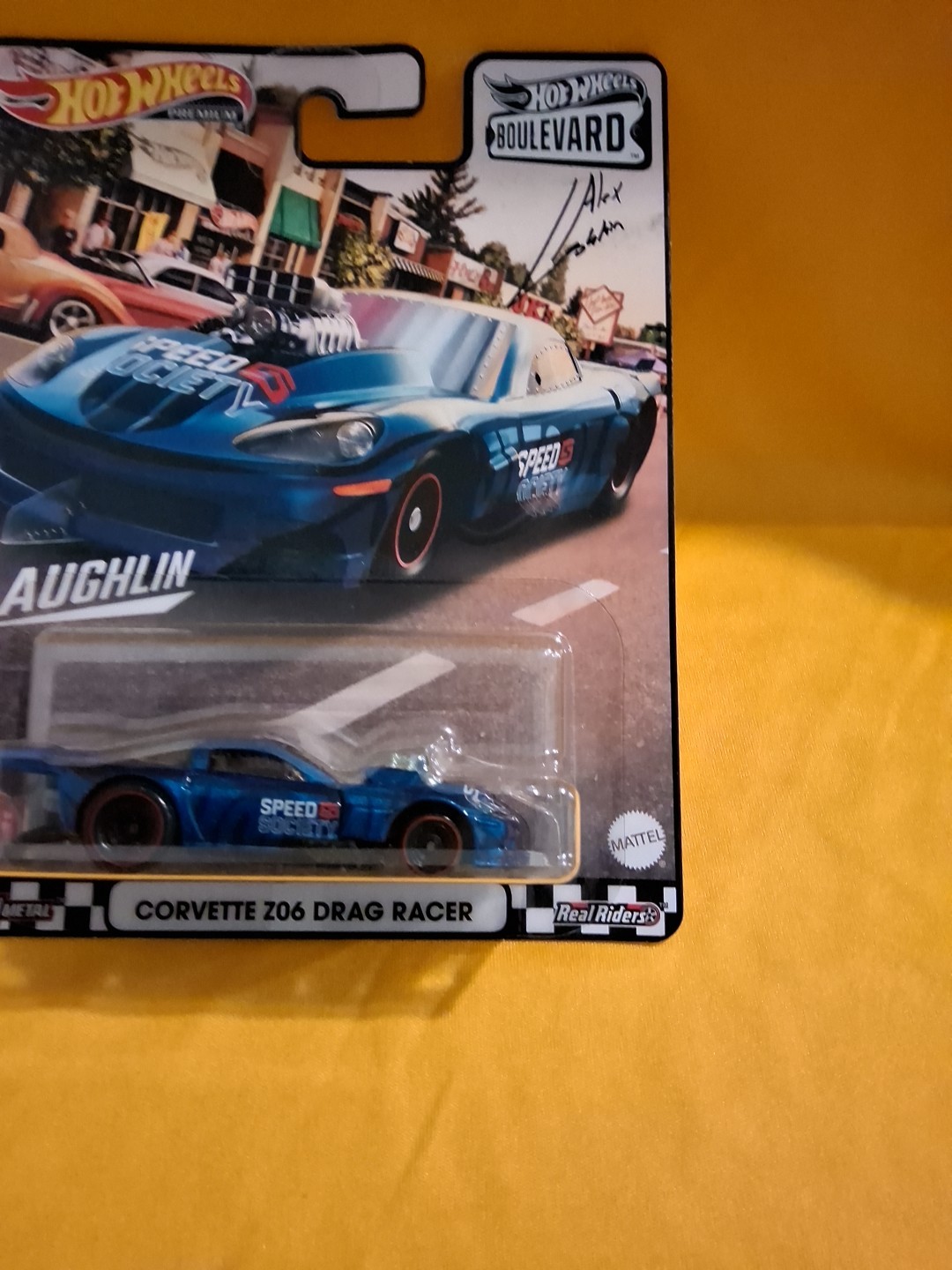 Hot Wheels Boulevard 1:64 Corvette Z06 Drag Racer Laughlin Model GRL96🔥X9