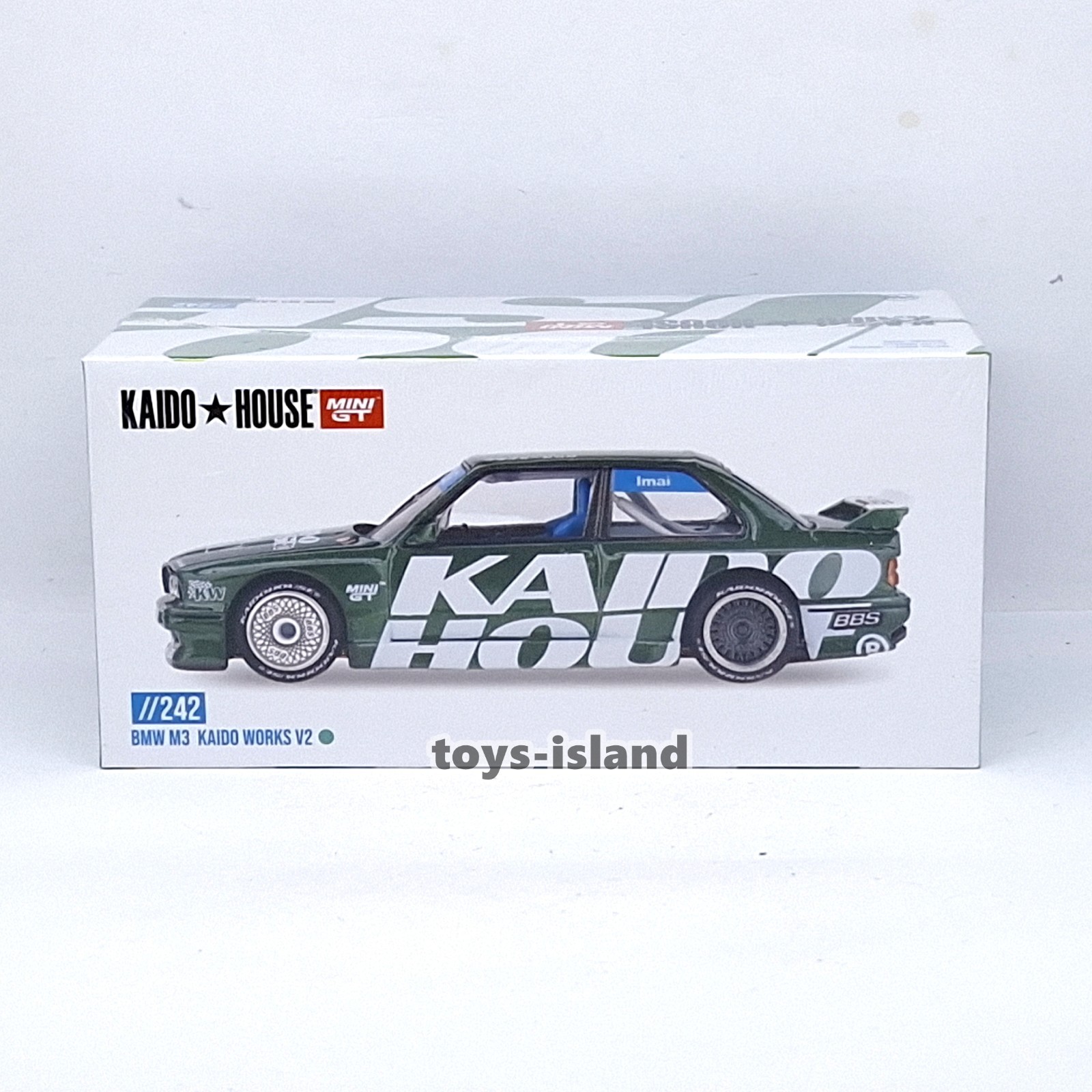 MINI GT x KAIDO HOUSE 242 BMW M3 Kaido Works V2 1/64 KHMG242 (Cannot ship to US)