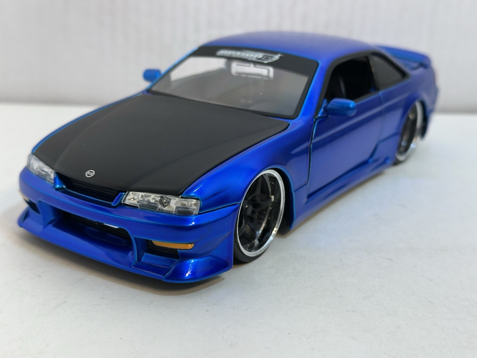 JADA OPTION D 1998 NISSAN 240SX (S-14) BLUE 1:24 DIECAST MODEL CAR NEW NO BOX