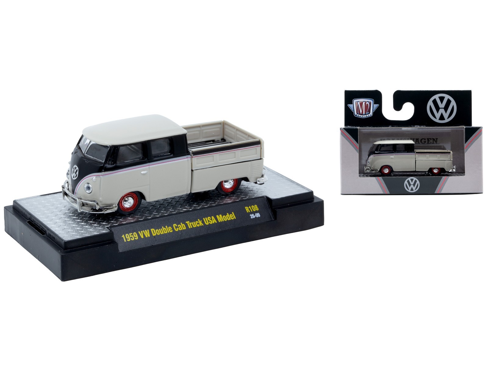 AUTO THENTICS 6 PC CAR SET RELEASE 108 IN CASES 1/64 BY M2 MACHINES 32500-108