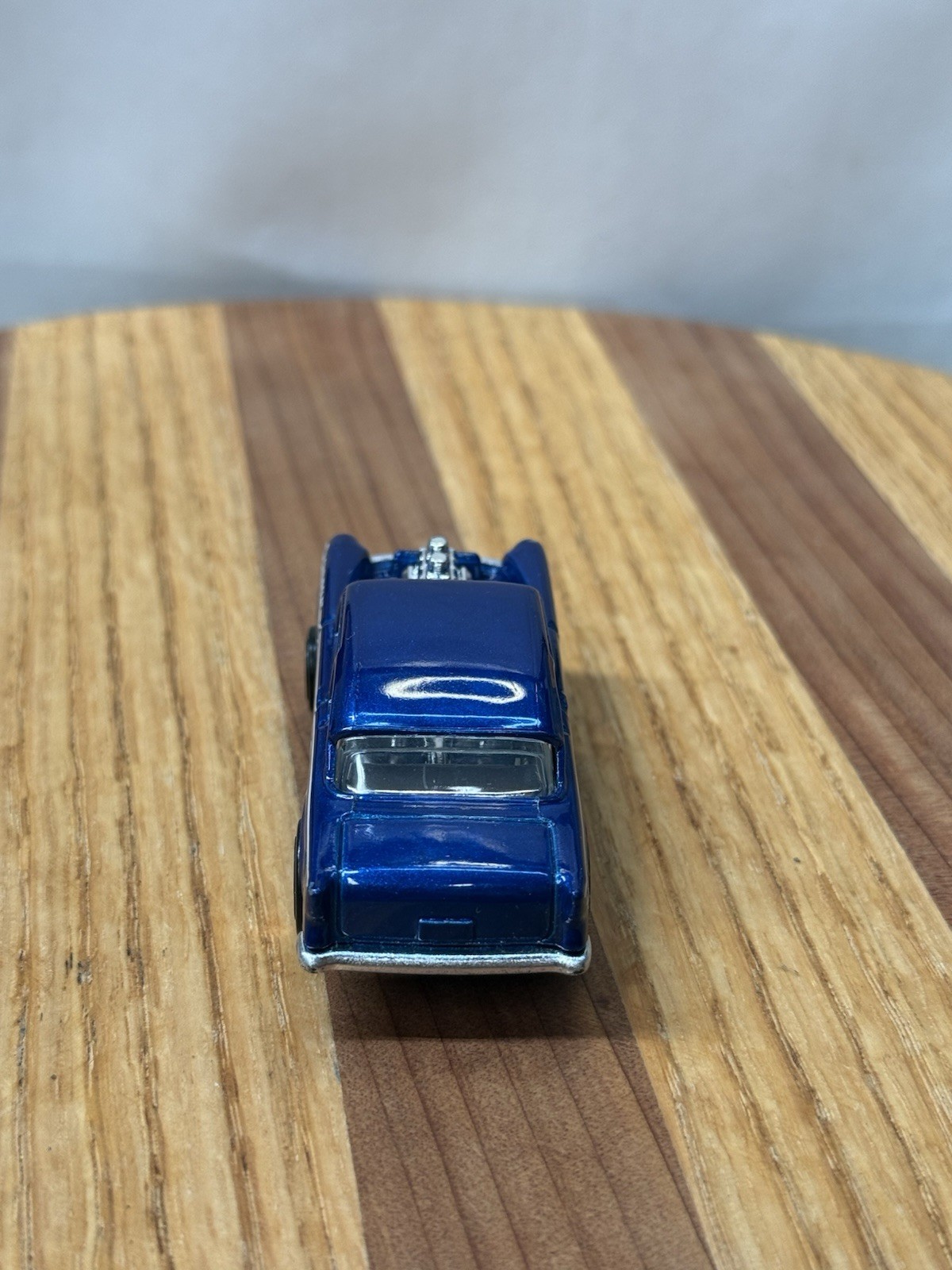 2012 Hot Wheels ’55 CHEVY BEL AIR GASSER Beautiful Dark Blue Custom ￼