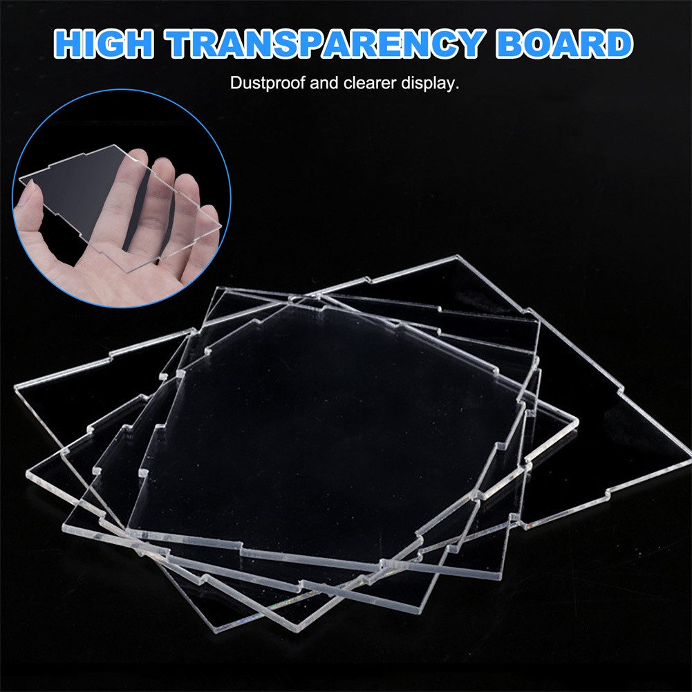 1-5X Clear Acrylic Display Case Organizer Storage Box for 1/ 24 Scale Model Cars