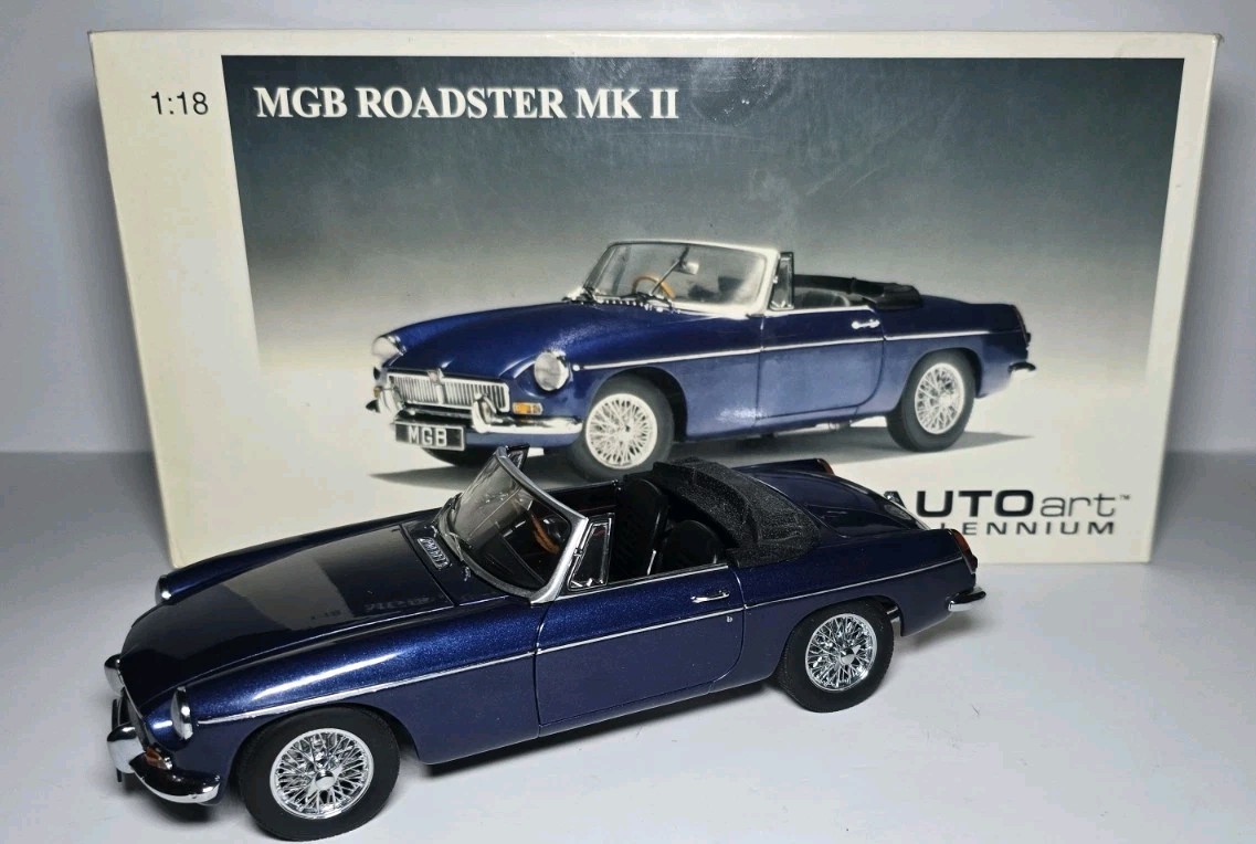 Auto Art Millennium 1969 MGB Roadster MK II 1:18 Scale Diecast Model