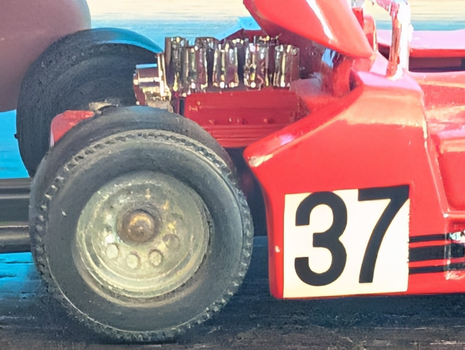 SOLIDO 1/43 Alfa Romeo Long Tail 33-3 Red No Box Great condition