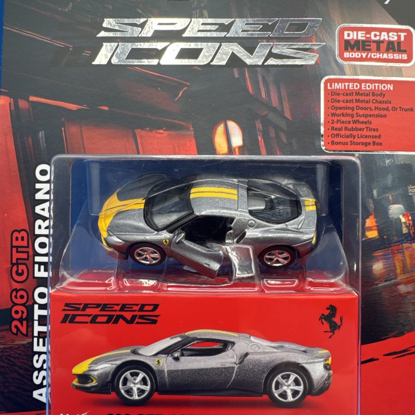 Maisto Speed Icons Ferrari Monza SP1 Daytona SP3 296 GTB Assetto Fiorano – Lot 3