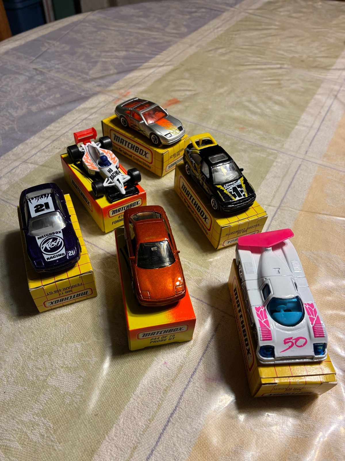 6 RARE VINTAGE MATCHBOX CARS, BRAND NEW IN BOXES, MINT, BEAUTIFUL! MORE! READ!